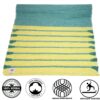 Ayurvedic yoga mat made from organic cotton and natural herbs