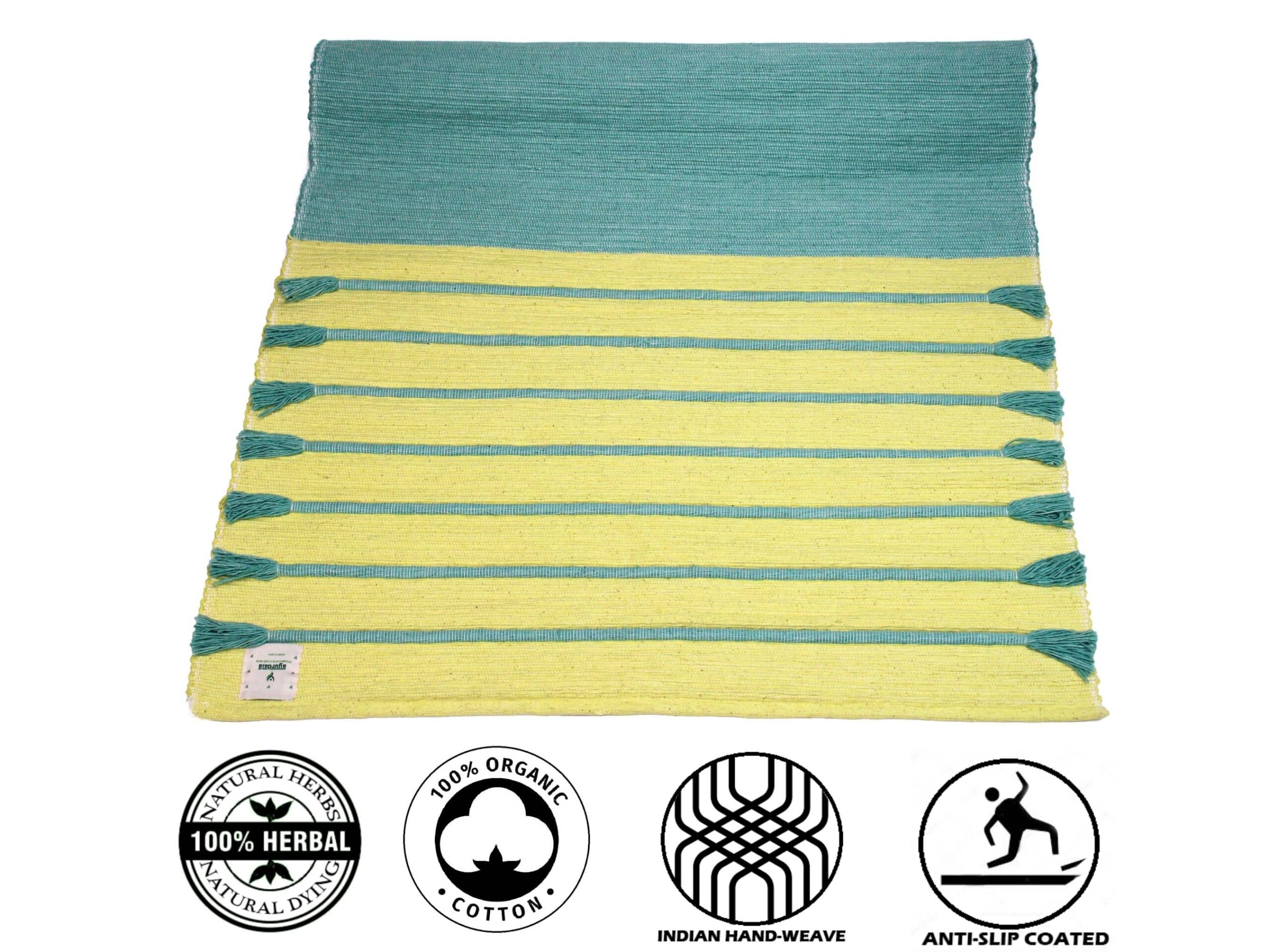 Ayurvedic Yoga Mats Organic Sustainable Anti Skid