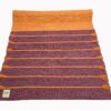 Organic Cotton Yoga Mat Infused with Henna Ashoka" "Close-up of Henna Ashoka Dyed Ayurvedic Yoga Mat